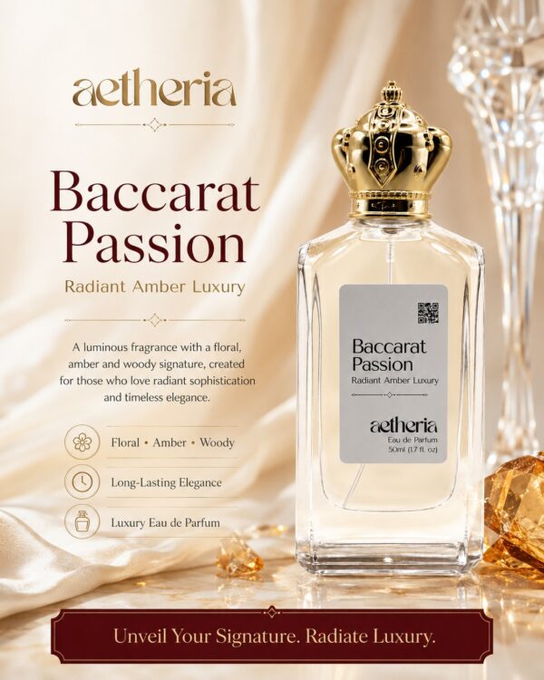 Baccarat Passion Perfume | Amber Luxury by Aetheria